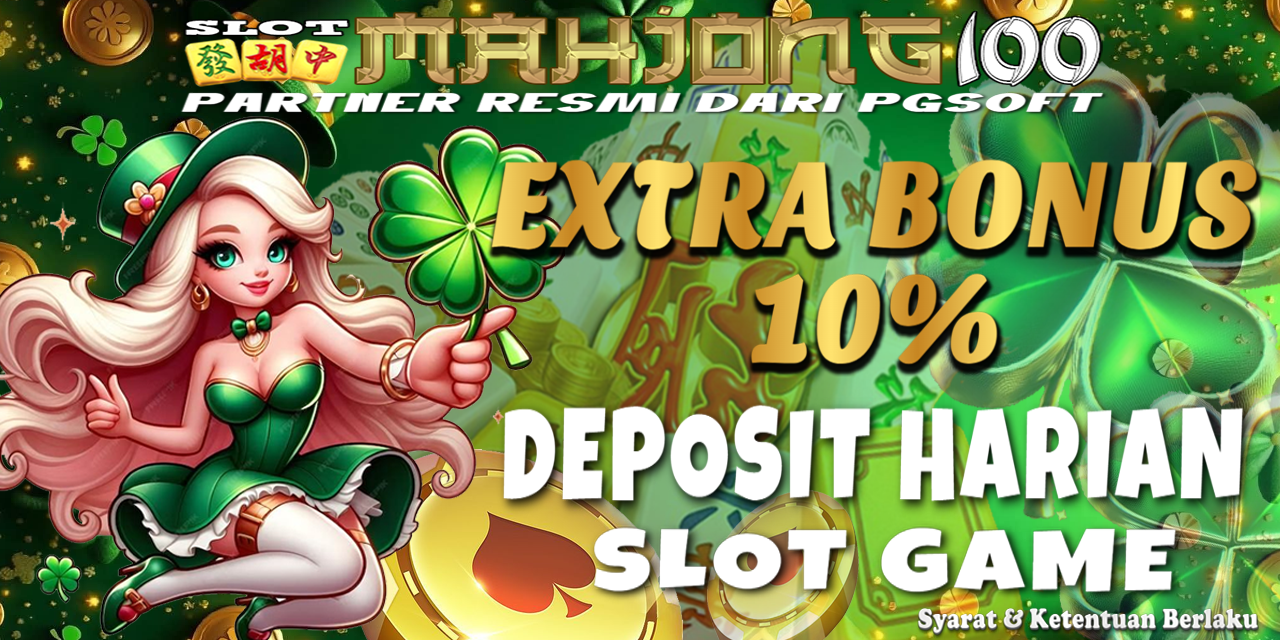 Mahjong100 Bonus Deposit Harian 10%